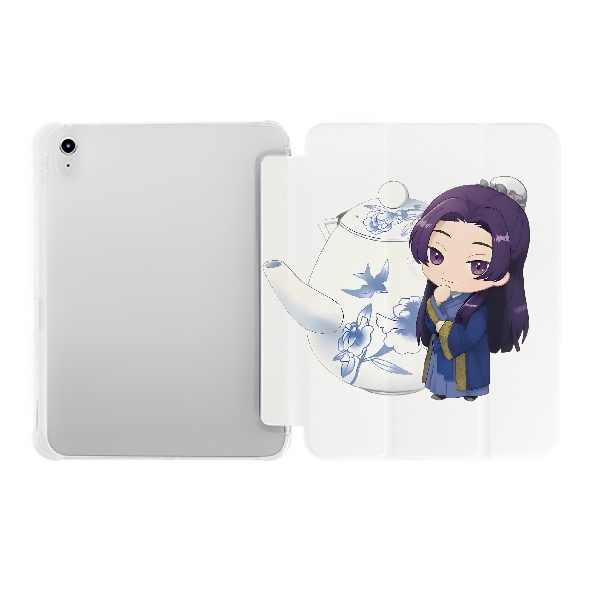 （画像用） 薬屋のひとりごと The Apothecary Diaries IPad ケース ペン収納付き 三つ折りスタンド PUレザー×シリコン 対応機種9.5/10.5/10.9インチ